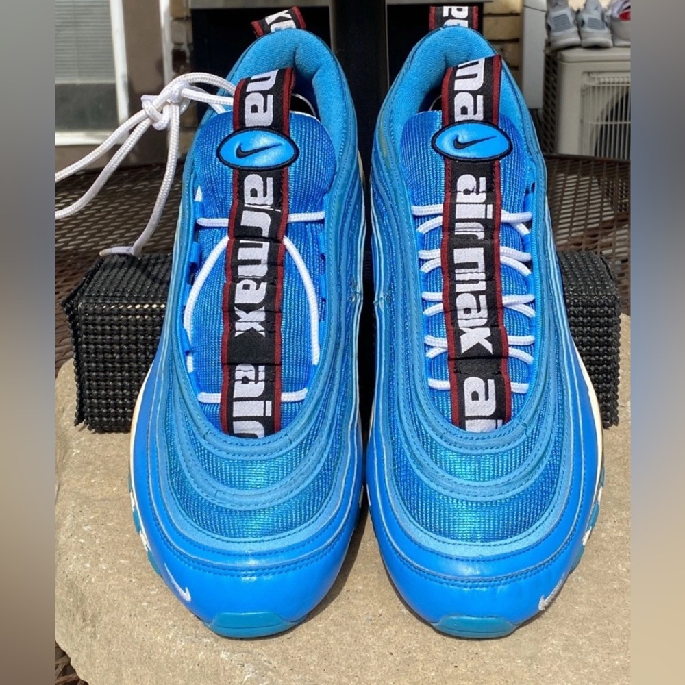 🛜🟥US 11- Nike Air Max 97 “Blue Hero" 2018 {312834-401} Men's Sneak - Picture 4 of 14